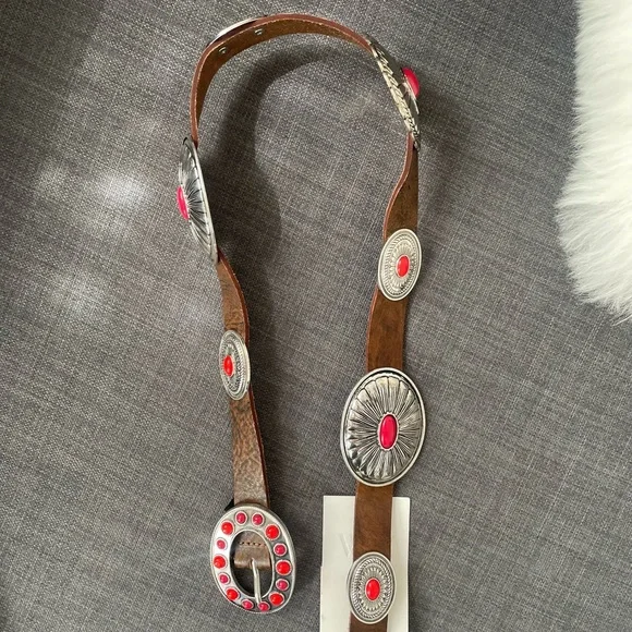 ZARA WESTERN STYLE LEATHER BELT NWT